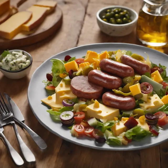 Foto de Sausage and Cheese Salad