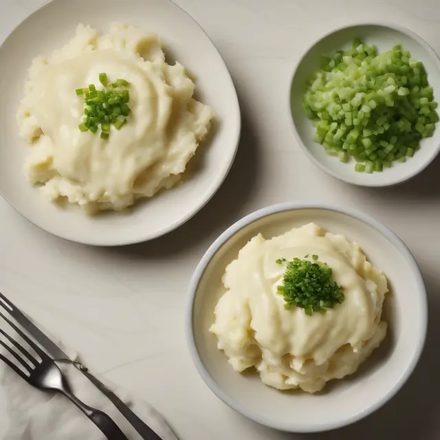 Foto de Mashed Potatoes with Creamy Sauce