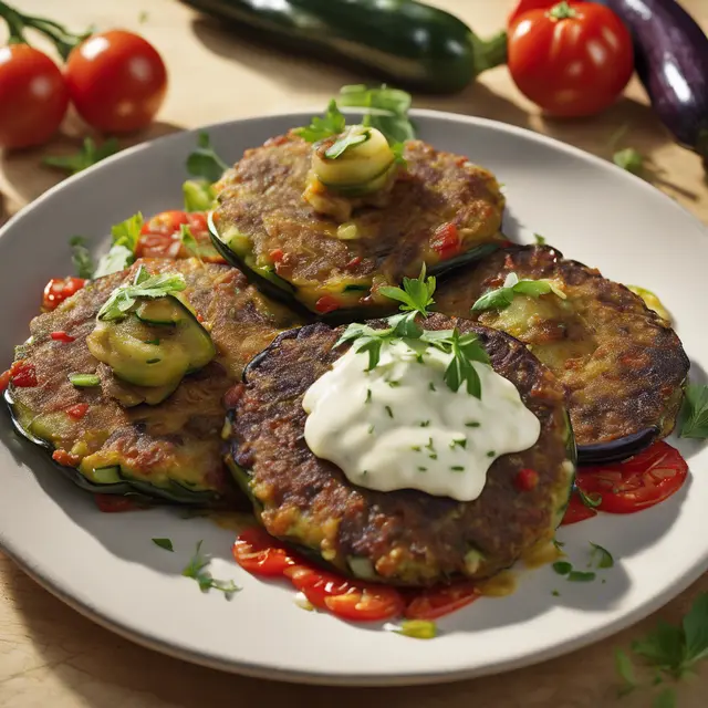 Foto de Eggplant and Zucchini Fritters