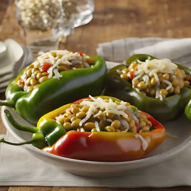 Foto de Stuffed Peppers with Cheese and Soybeans