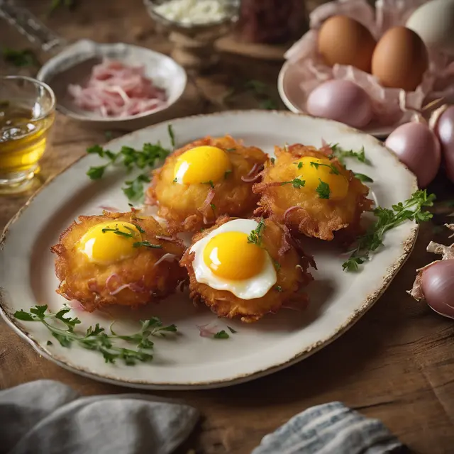 Foto de Presunto and Egg Fritters