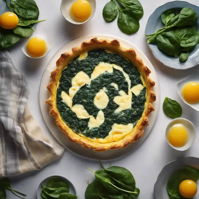 Foto de Cheese and Spinach Tart