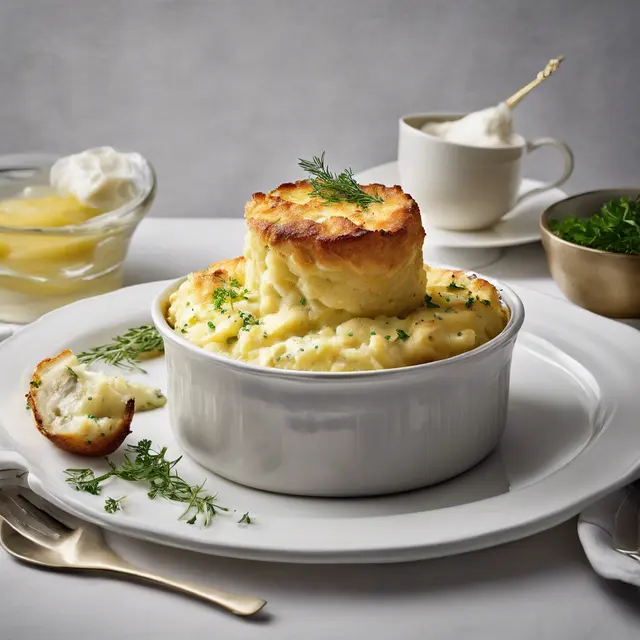 Foto de Fish Soufflé with Mustard Sauce