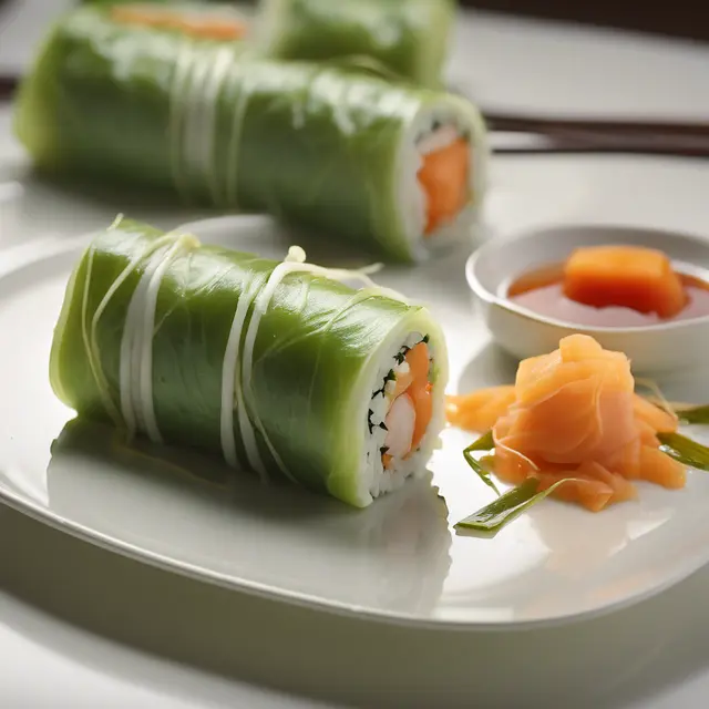 Foto de Green Stuffed Roll