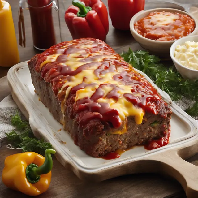 Foto de Meatloaf with Cheese and Peppers