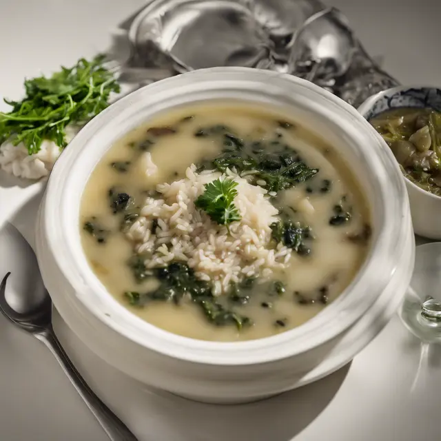 Foto de Rice and Escarola Soup