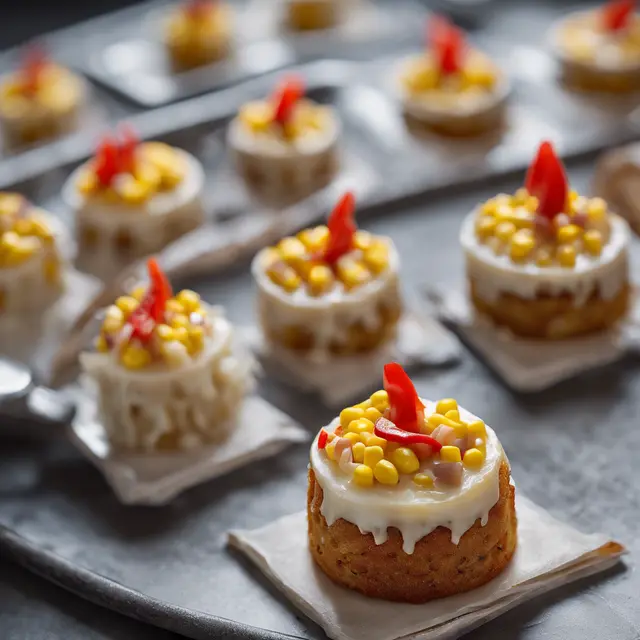 Foto de Mini Cakes with Onion and Corn