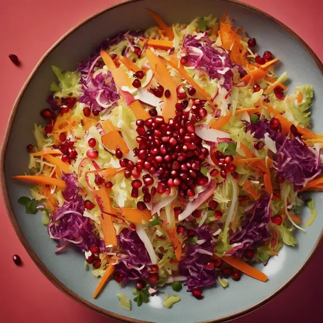 Foto de Carrot, Cabbage, and Pomegranate Salad