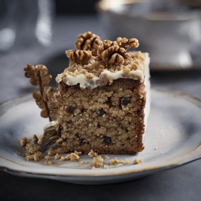 Foto de Walnut Cake with Black Sugar Mascavo