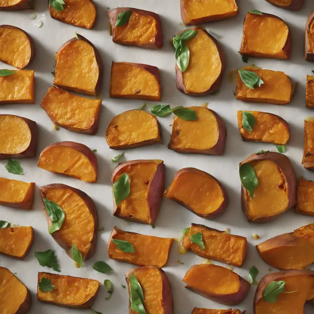 Foto de Roasted Sweet Potatoes with Green Pepper