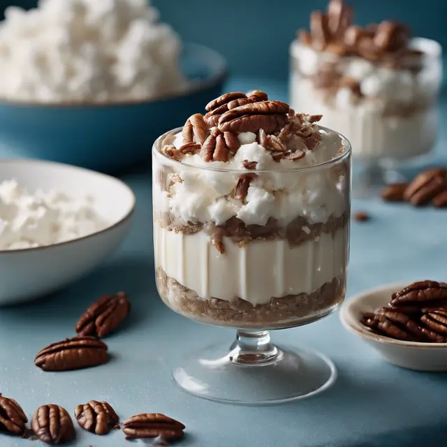 Foto de Creamy Pecan and Coconut Frozen Dessert