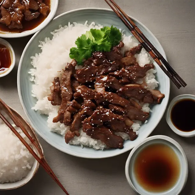 Foto de Chinese-Style Fried Beef or Pork