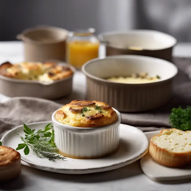 Foto de Cheese and Mushroom Soufflé