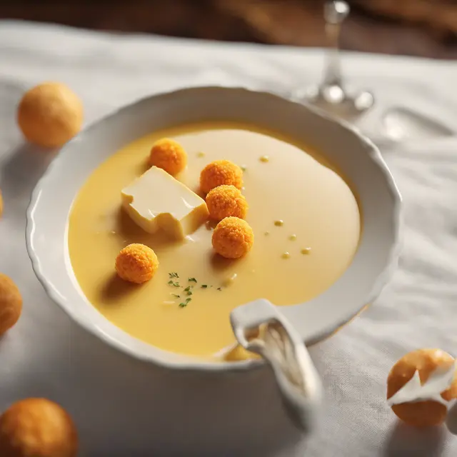 Foto de Cheese Soup with Cheese Balls