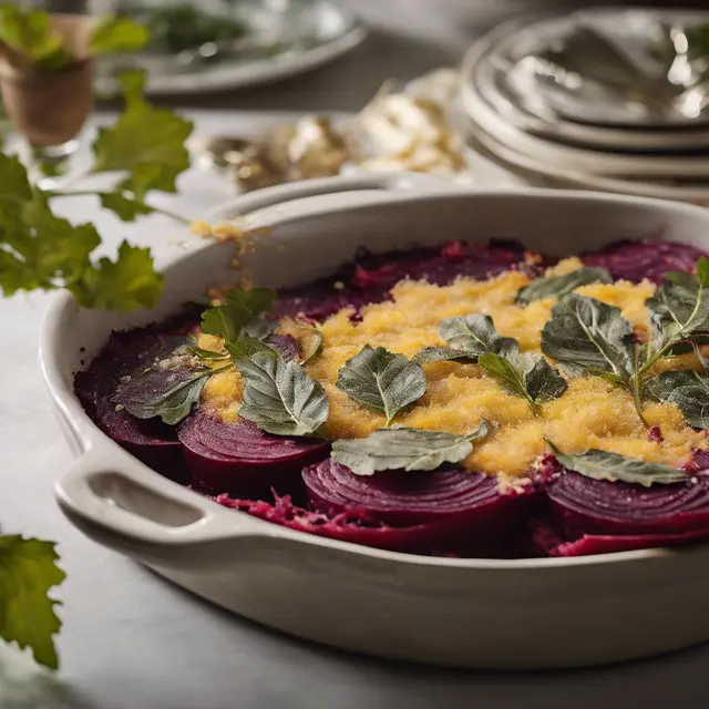 Foto de Beet Leaf Gratin