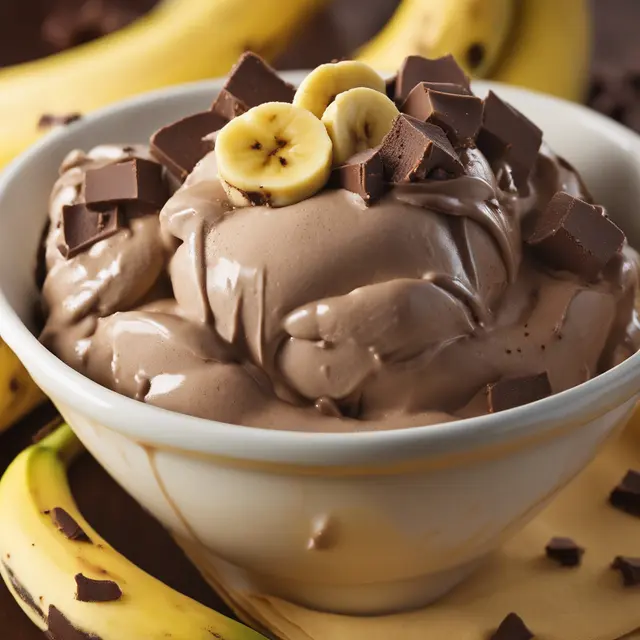 Foto de Chocolate Banana Pudding Ice Cream