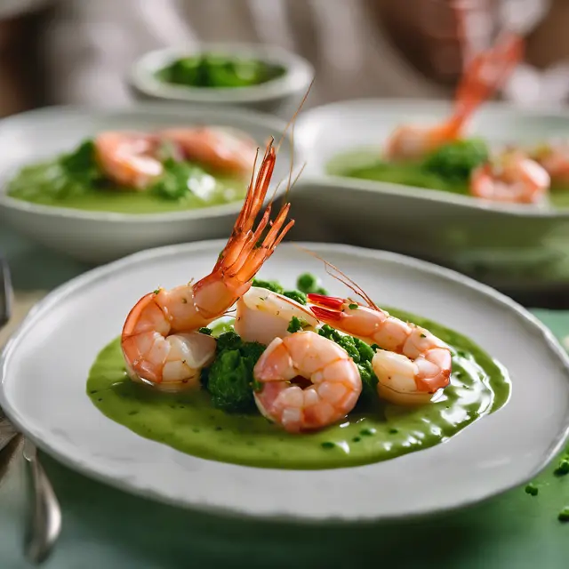 Foto de Garlic Shrimp with Green Sauce