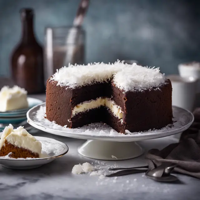 Foto de Chocolate Cake with Coconut Filling