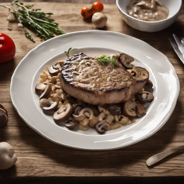 Foto de Pork Chop with Mushrooms