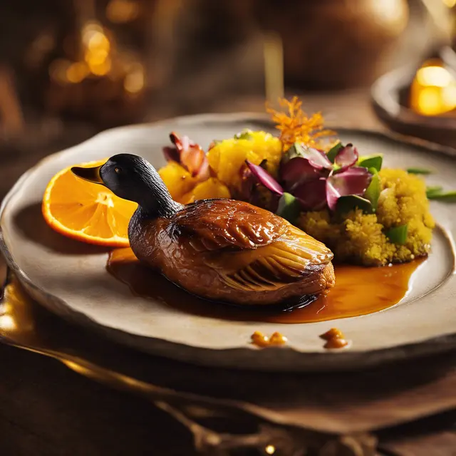 Foto de Duck Glazed with Curry and Honey