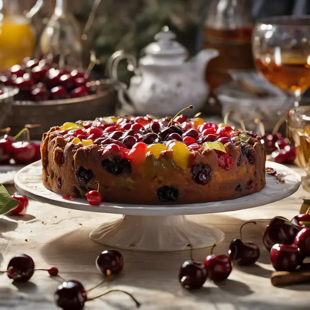 Foto de Fruit Cake with Cherry and Rum