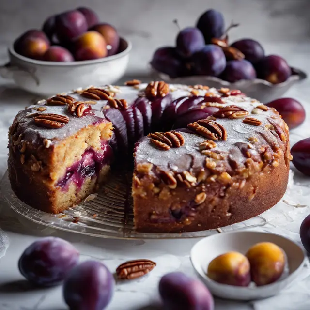 Foto de Plum and Pecan Cake