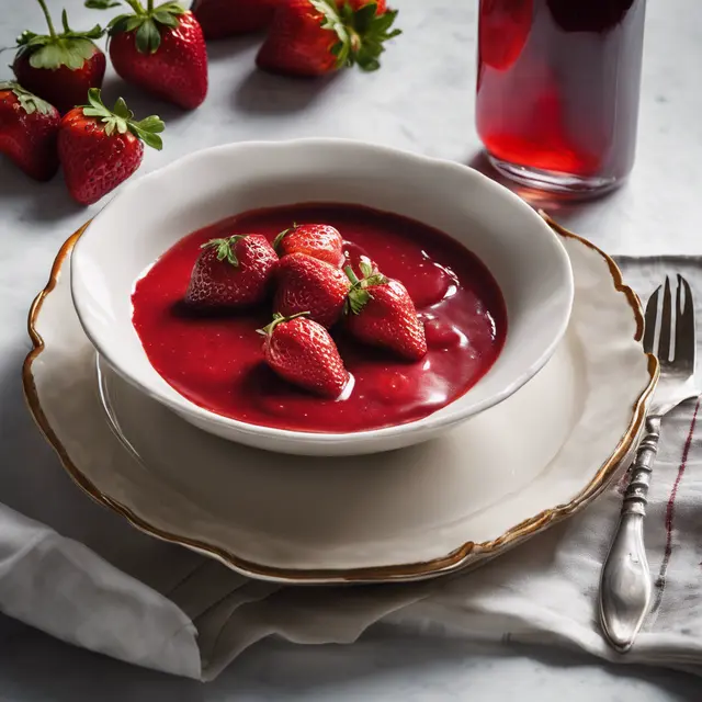 Foto de Strawberry Wine Sauce