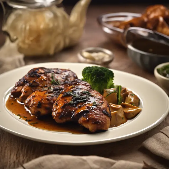 Foto de Blackened Chicken with Savory Gravy