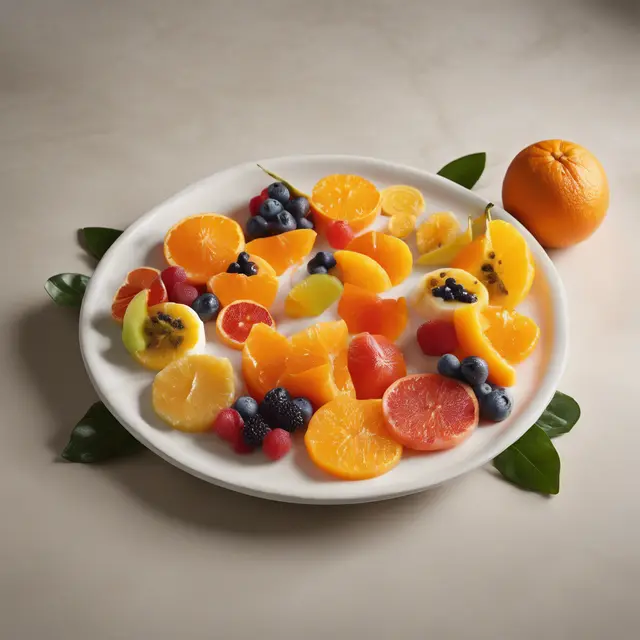 Foto de Fruit Filled Oranges with Fruit Salad