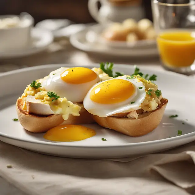 Foto de Eggs with Chicken Filling