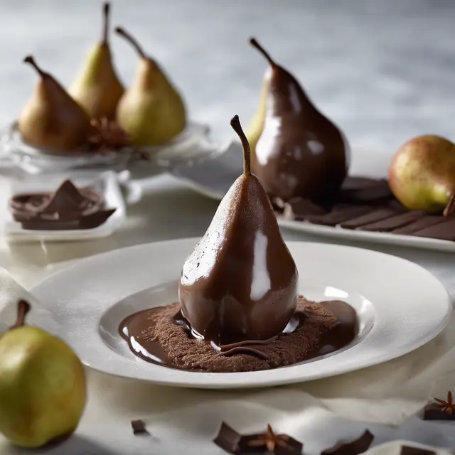 Foto de Pears with Chocolate