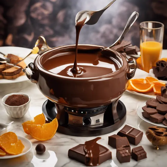 Foto de Chocolate Grand Marnier Fondue