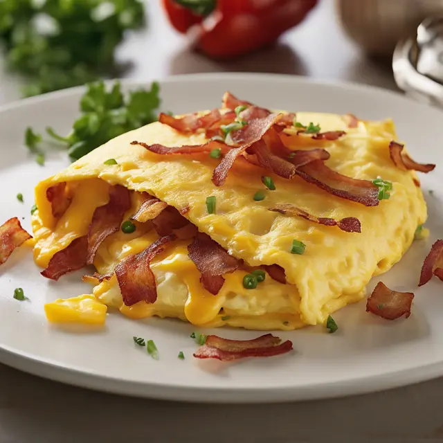 Foto de Bacon and Potato Omelette