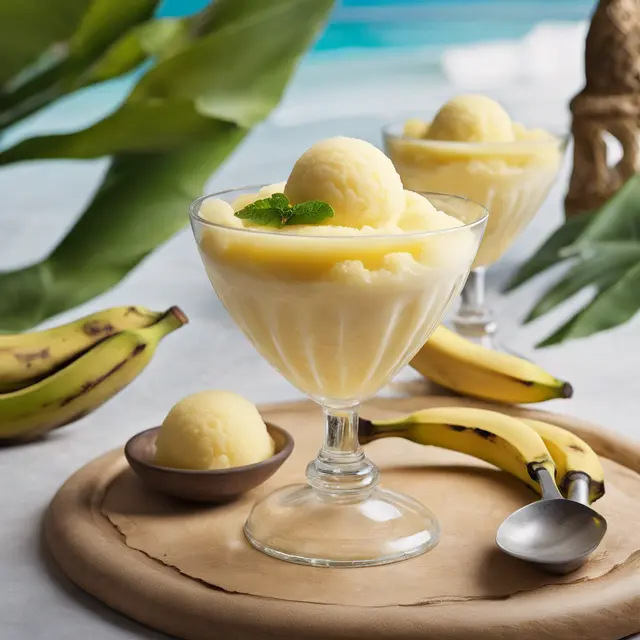 Foto de Banana and Rum Sorbet