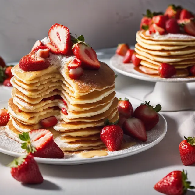 Foto de Pancake Cake with Strawberries