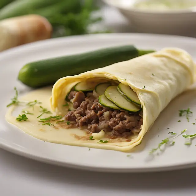 Foto de Meat Crepe with Zucchini