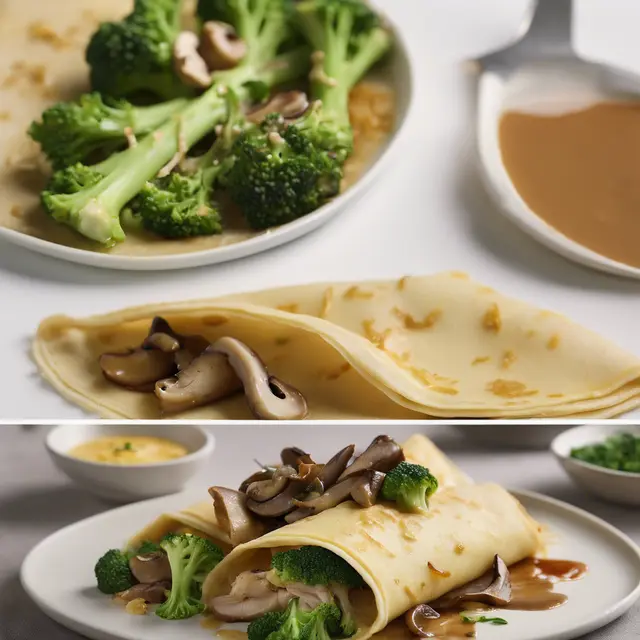 Foto de Broccoli and Chicken Crepes