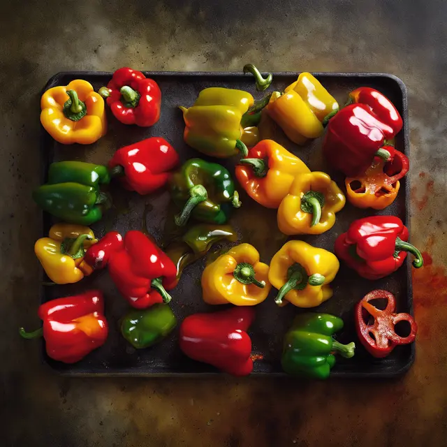 Foto de Bell Pepper in Olive Oil