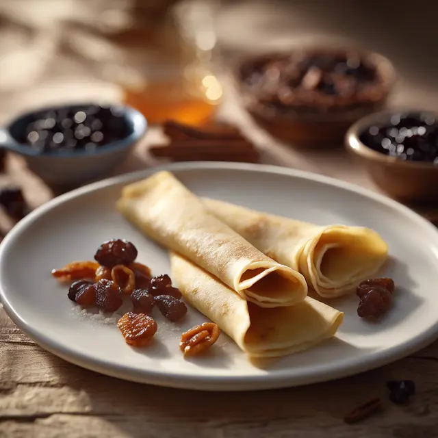 Foto de Cinnamon and Raisin Crepes