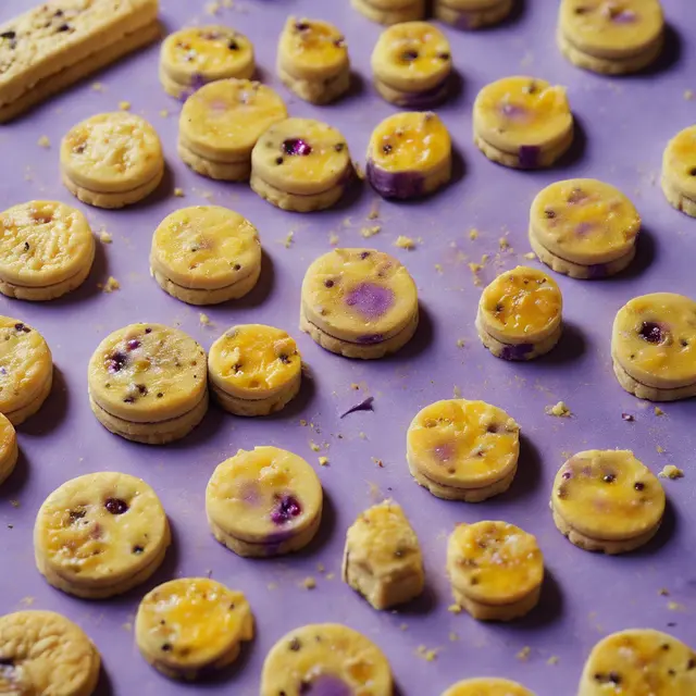 Foto de Passionfruit Shortbread Biscuits - Variations: Rainbow Shortbread