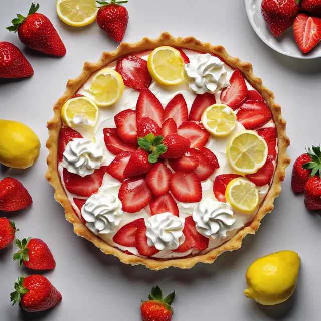 Foto de Strawberry and Lemon Tort