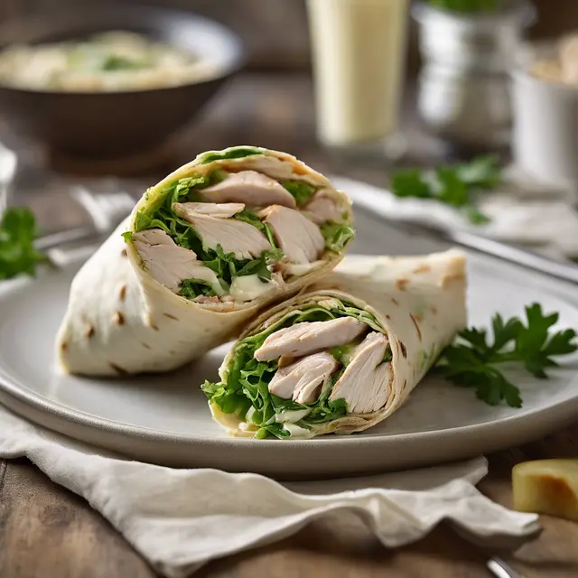 Foto de Chicken Cream Sauce for Caesar Wrap