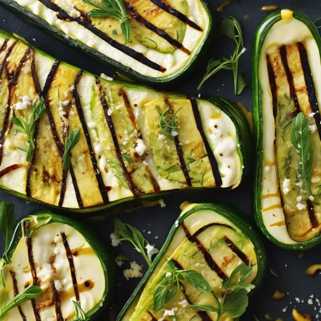 Foto de Grilled Zucchini with Cheese and Herbs