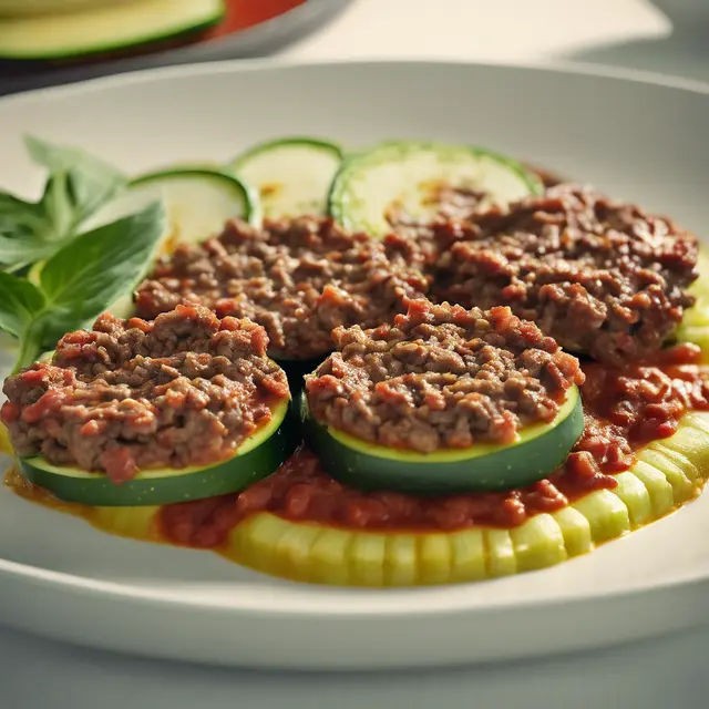 Foto de Zucchini Rounds with Ground Beef