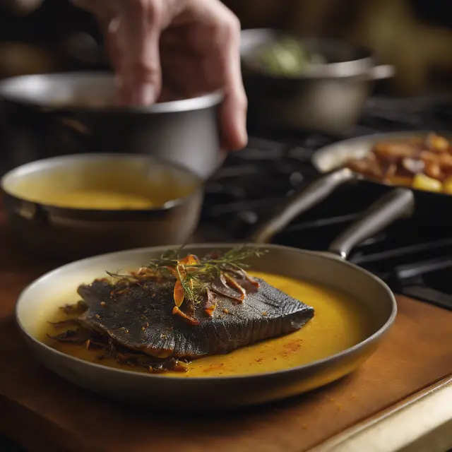 Foto de Pan-Seared Lizard on the Stovetop