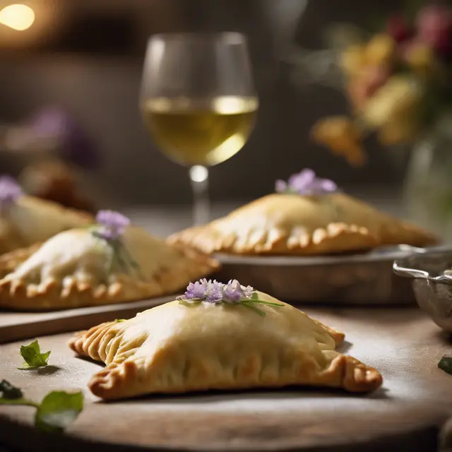 Foto de Flower-of-Southern-Cross Empanada with White Wine Dough