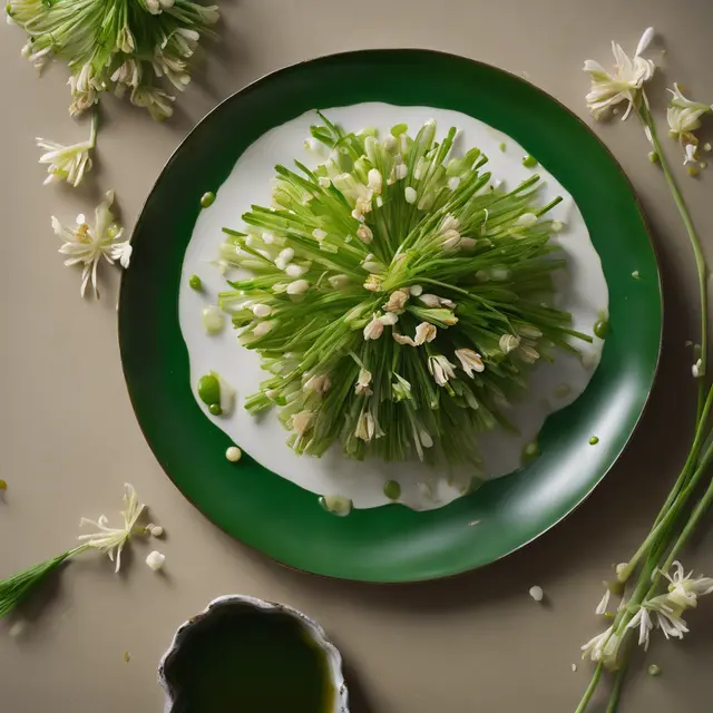 Foto de Fried Chive Blossoms