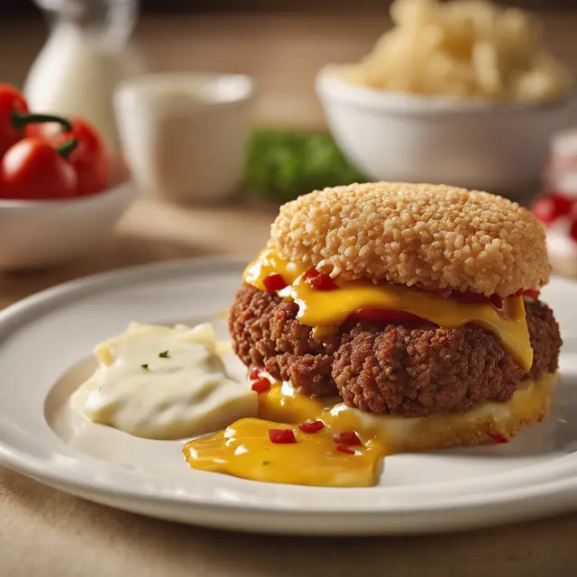 Foto de Breaded Meat with Pepper and Cheese