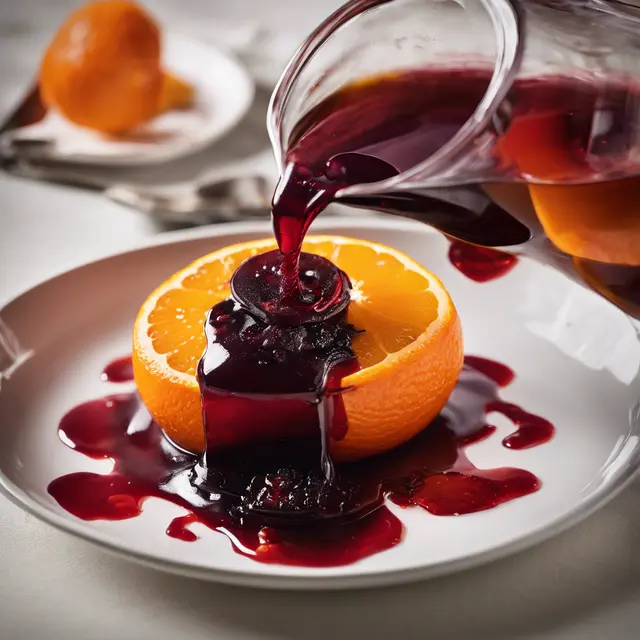 Foto de Orange with Wine Syrup