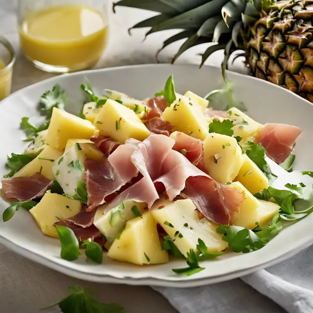 Foto de Pineapple Salad with Prosciutto